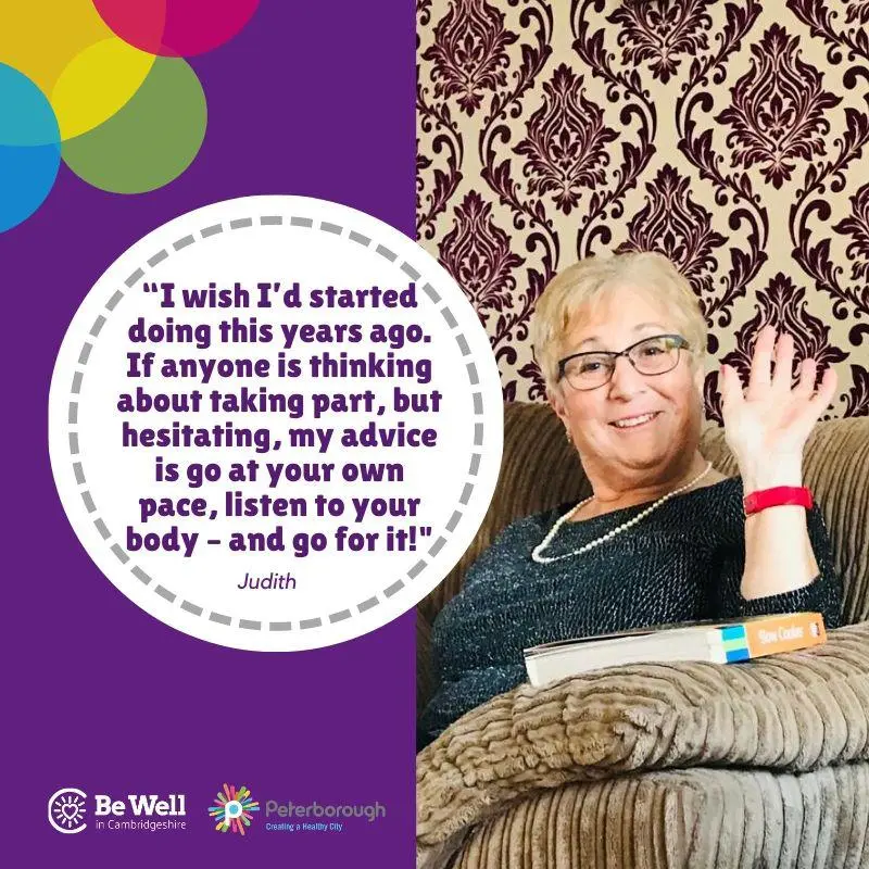 Keep Active with Oaks - Judith says go for it!